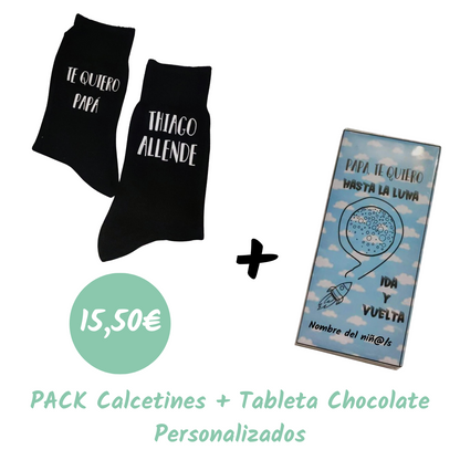 PACK: Calcetines + Tableta Chocolate