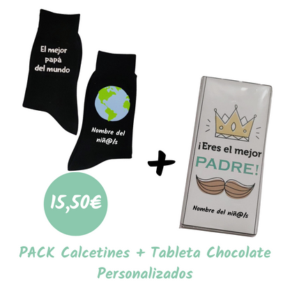 PACK: Calcetines + Tableta Chocolate