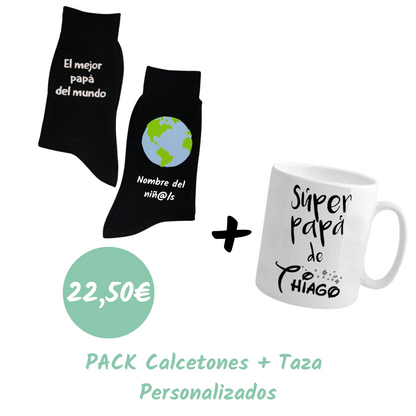 PACK: Calcetines + Taza Personalizada