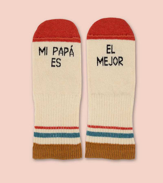 Mini calcetines "Mi papá es el mejor"