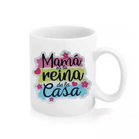 Taza cerámica personalizada MAMÁ REINA