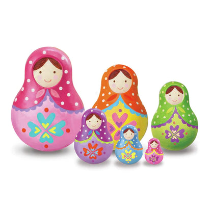 Taller Pinta Cajitas Matrioshka