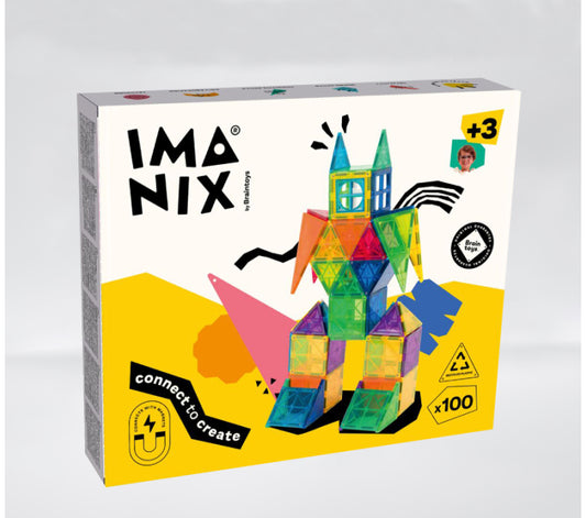Imanix 100 piezas - Braintoys