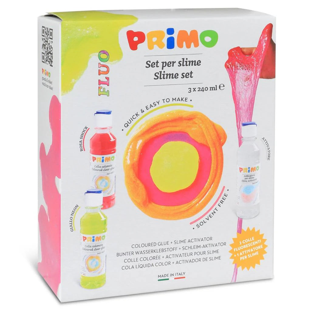 Set Slime 2 Colores Flúor PRIMO