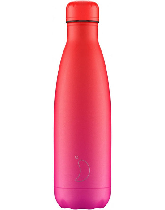 Botella Chilly's 500 ml - Gradient Hot Pink