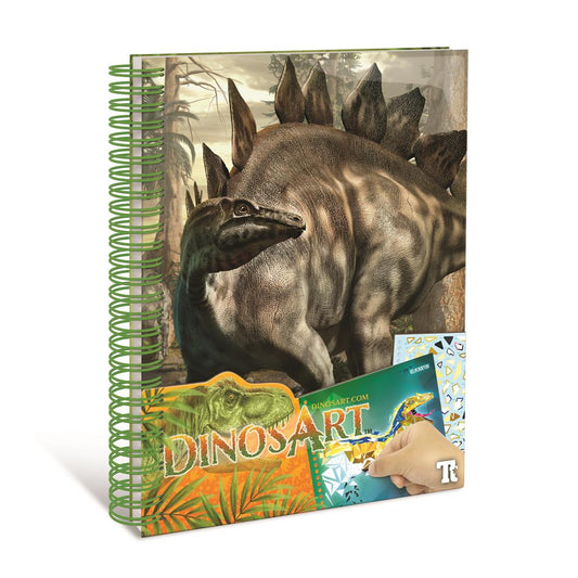 Dinosart. Libro Creativo de Pegatinas