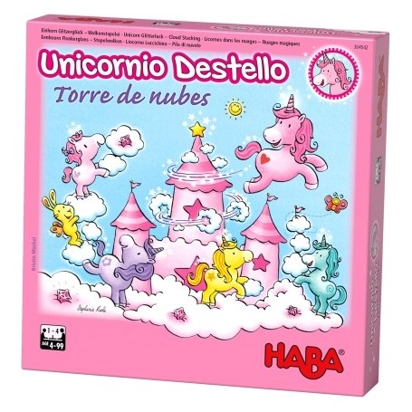 Unicornio Destello – Torre de nubes HABA